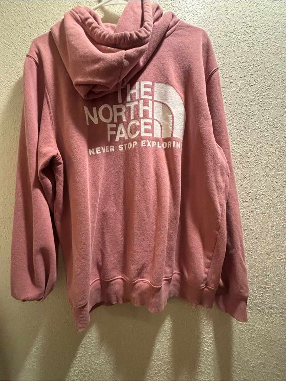 The North Face Men's Pink Crewneck Hoodie